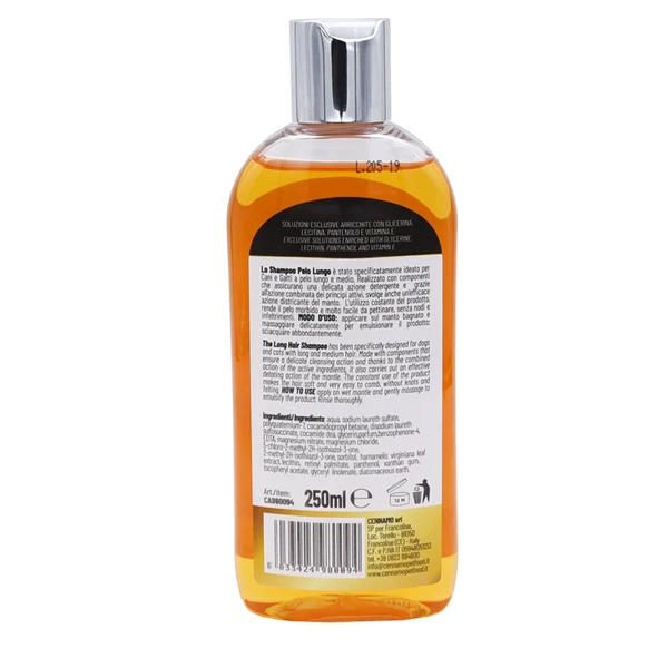 شامپو برای موهای بلند مخصوص سگ و گربه برند مای لاو 250 میل (پک 6 عددی)