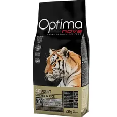 خوراک گربه بالغ اپتیمانوا طعم مرغ و برنج 8 کیلوگرم