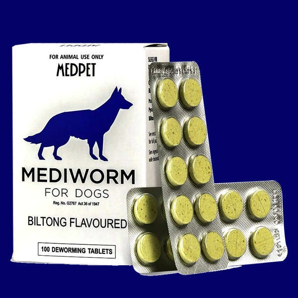 قرص 100 عددی ضدانگل سگ از برند مدپت
