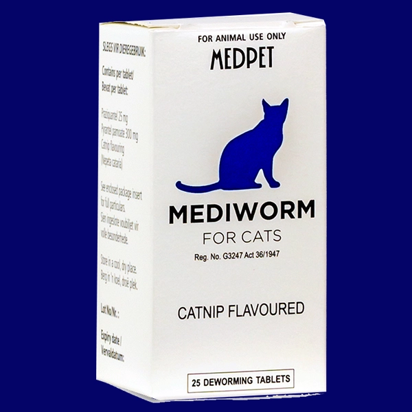 قرص 25 عددی ضدانگل گربه از برند مدپت