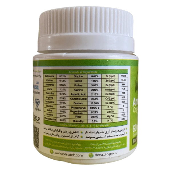 مکمل آمینوکلات طوطی سانان پودر 60 گرمی (پک 12 عددی)